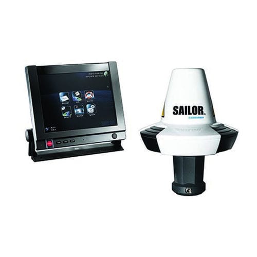 Inmarsat terminal - SAILOR 6110 - Cobham - para navio / Mini-C