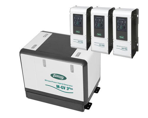 Grupo gerador de energia a diesel - M-GV 3 Plus - WhisperPower - para barco / com alternador