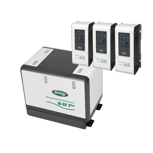 Grupo gerador de energia a diesel - W-GV 3 Plus MOBILE - WhisperPower - para barco / com alternador