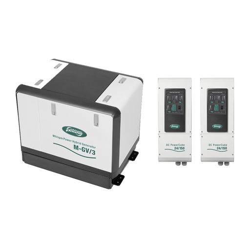 Grupo gerador de energia a diesel - M-GV 3 - WhisperPower - para barco / com alternador