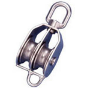 Moitão duplo - S315A - King Snaps Industrial   - com destorcedor / com gancho de suporte / de mancal liso