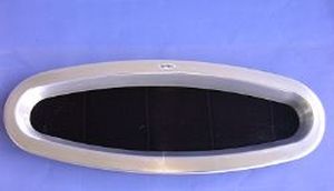 Vigia retangular - Econoline - Gebo Marine Glazing B.V. - para barco / de abrir / com cantos arredondados