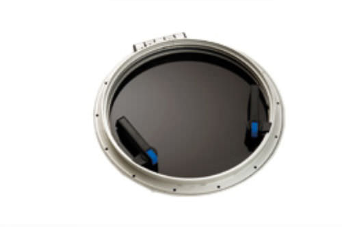 Gaiuta redonda - Gebo Marine Glazing B.V. - para barco / de abrir / com grelha de ventilação