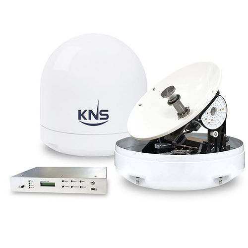 Antena de satélite - SUPERTRACK K4 - KNS   - Banda Ku / para barco / para navio