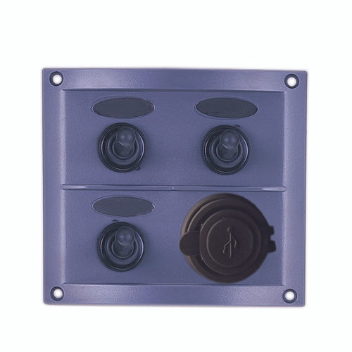 Quadro elétrico para barco - 10140-U2C - AAA WORLD-WIDE ENTERPRISES LTD. - impermeável / com porta USB