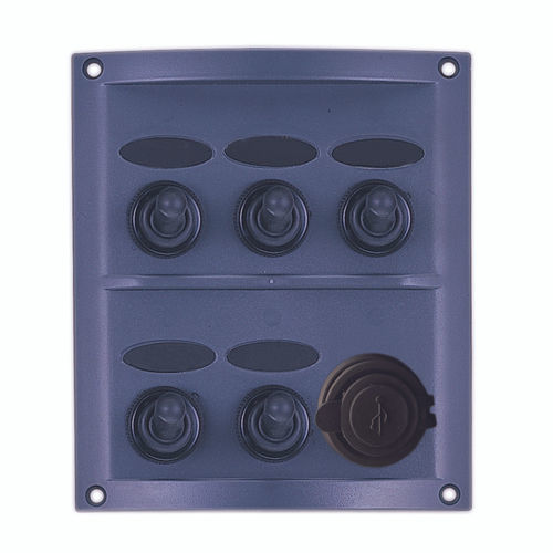 Quadro elétrico para barco - 10160-BKUAC - AAA WORLD-WIDE ENTERPRISES LTD. - impermeável / com porta USB