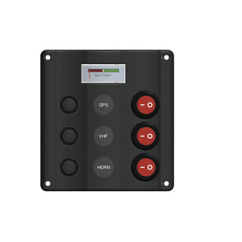 Quadro elétrico para barco - 10029-BK - AAA WORLD-WIDE ENTERPRISES LTD. - de corrente