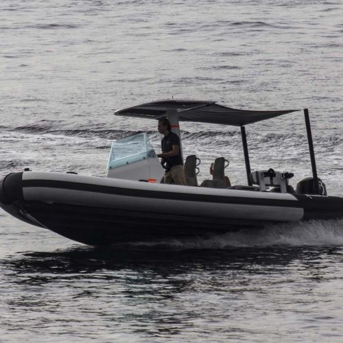 Barco profissional barco utilitário - T/T PH3 - Xtenders - barco auxiliar para mergulho / com motor de popa / barco inflável semirrígido