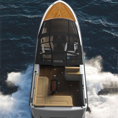 Lancha Express Cruiser com motor de centro - 10.0M CONVERTIBLE - Xtenders - open / de cruzeiro / esportiva