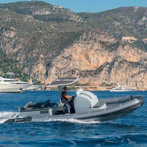 Barco inflável com motor de centro - MULTI-P - Xtenders - bimotor / semirrígido / com console central