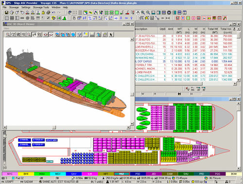 Software de carregamento - Autoship, Coastdesign Norway AS - para navio Ro-Ro