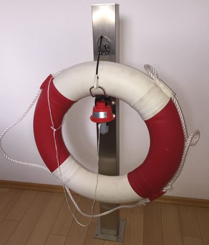 Suporte para boia salva-vidas tipo ferradura - SeaCurity GmbH - para boias circulares