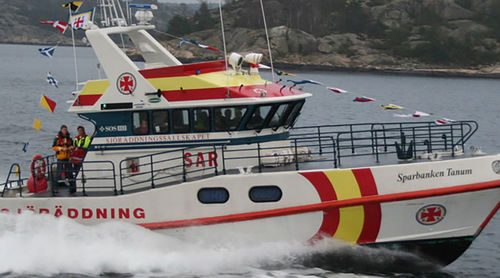 Barco profissional barco salva-vidas - 16 M - Swede Ship Marine AB - com motor de centro / em compósito / em PRFV