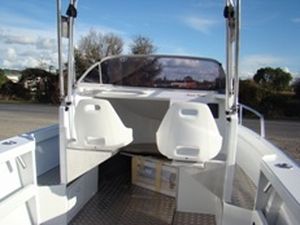 Lancha walkaround com motor de popa - 600 WALKAROUND - Marco Boats - de pesca e passeio / em alumínio