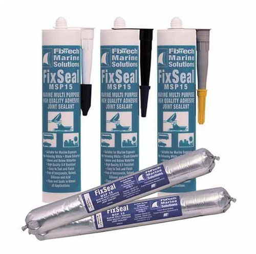 Adesivo mastique monocomponente - Fix15 - Fixtech Marine Solutions - multiusos / para junta de impermeabilização