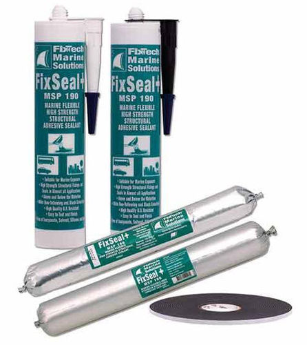 Adesivo mastique monocomponente - Fix190 - Fixtech Marine Solutions - multiusos / para junta de impermeabilização