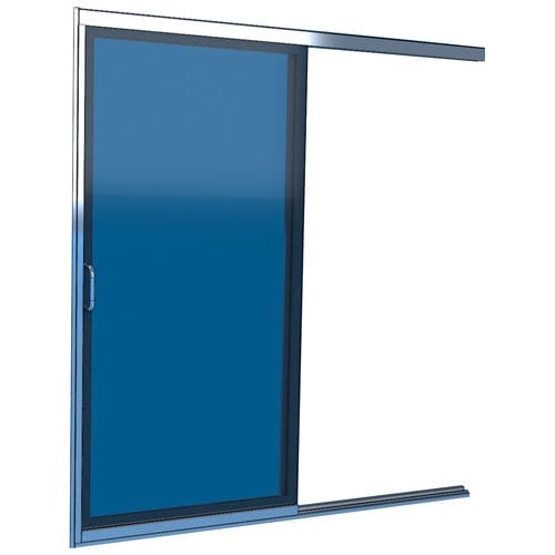 Porta para iate - DS series - Bofor Marine Products  - de correr / semiestanque / com vidro