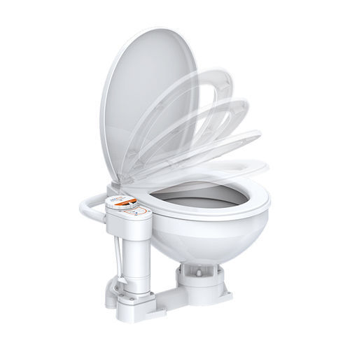 Vaso sanitário para barco - SFMTE1-02-R - SEAFLO - elétrico / com triturador