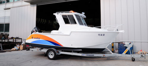Barco profissional barco-patrulha - Hyundai Lifeboats Co., Ltd.  - barco salva-vidas / barco de trabalho / com motor de popa