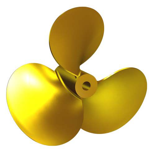 Hélice para barco - D11 - Italian Propellers S.r.l.  - de passo fixo / eixo de hélice / 3 pás