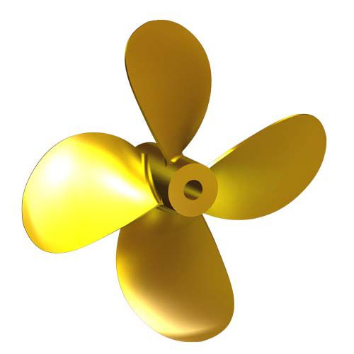 Hélice para barco - L6 - Italian Propellers S.r.l.  - de passo fixo / eixo de hélice / 4 pás