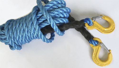 Cabo náutico multiusos - X-Line Danline - Baltic Ropes - com trançado simples / para iate / alma em poliamida