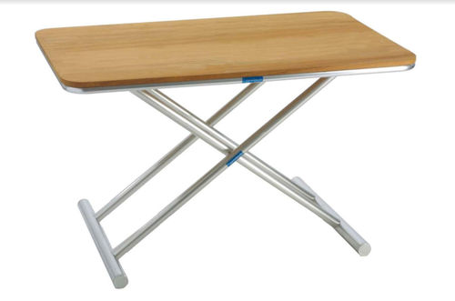 Mesa de apoio para barco - NAUSICA TEAK - Metalstyle Srl - ajustável / em teca