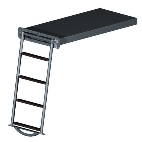 Escada para barco - BALEARIA - Metalstyle Srl - retrátil / de banho / para plataforma