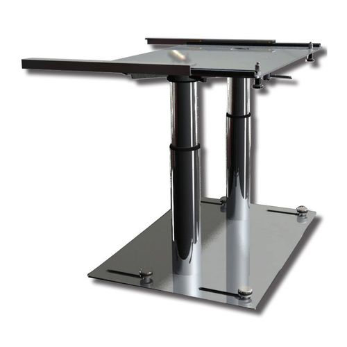 Pé de mesa telescópico - SQUARE TWIN - Metalstyle Srl - deslizante / em alumínio / em aço inoxidável