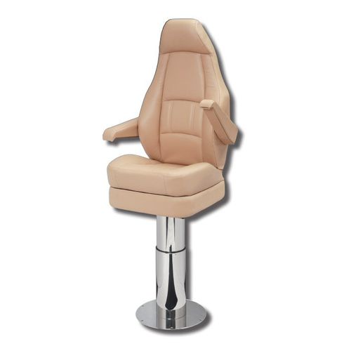 Assento de piloto - TUAREG - Metalstyle Srl - para barco / com apoio de braços / com encosto alto