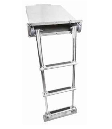Escada para barco - 01.0747 - TR INOX - retrátil / telescópica / de banho