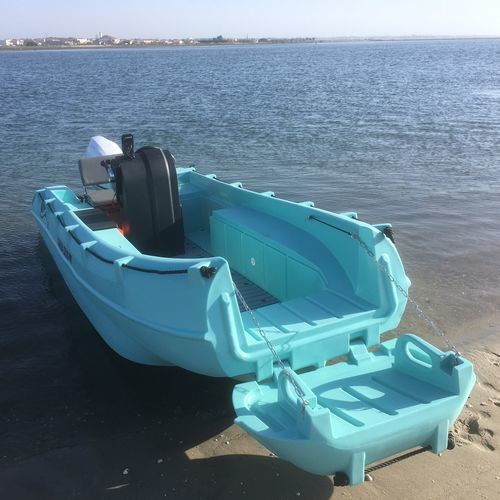 Barco profissional barco salva-vidas - 455R  - WHALY BOATS  - barco de trabalho / com motor de popa / em polietileno