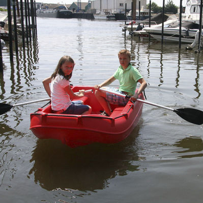 Bote com motor de popa - 210 - WHALY BOATS  - open / rotomoldado / de 2 lugares