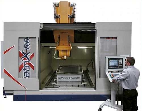 Centro de usinagem CNC - MATRIX 800 - Breton - de 5 eixos / vertical / para compósitos