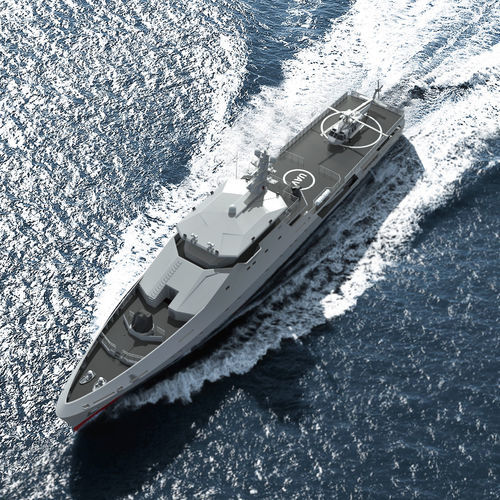 Navio-patrulha - 72 OPV - ARES Shipyard - de patrulha offshore / em aço