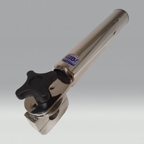 Suporte para vara de pesca para barcos - 160/R - GIBI Marine - orientável / em aço inoxidável