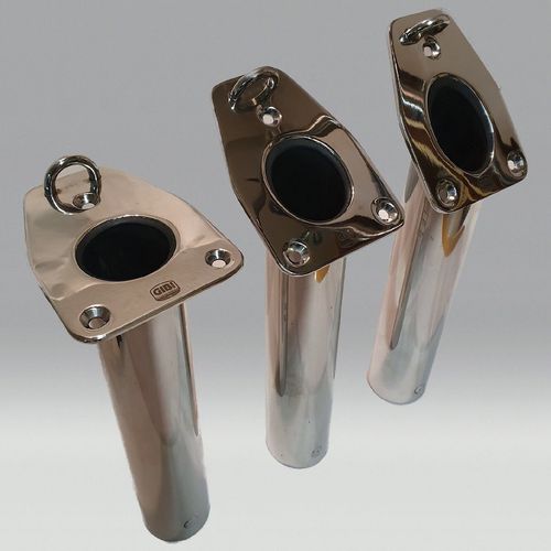 Suporte para vara de pesca para barcos - 133 - GIBI Marine - em aço inoxidável