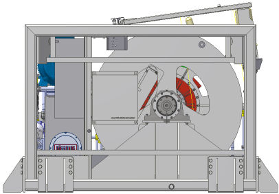 Guincho para navio - 8TE - SMD - rebocador / para cabo umbilical de ROV / hidráulico