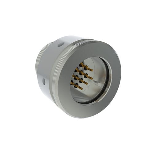 Conector elétrico - 107 MIL-C-24217 - Teledyne D.G.O'Brien - submarino / 48 contactos / passa-muro