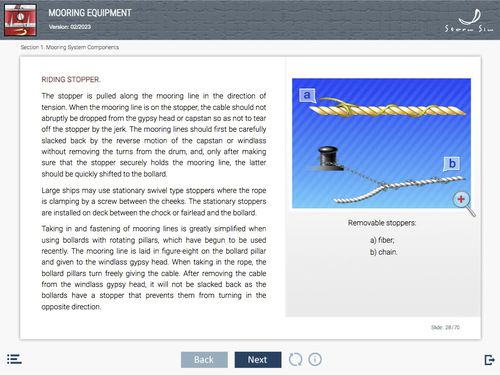 Software ELM - Able Seafarer Deck - STORM SIM - para treinamento / para navio / baseado em tecnologia Web
