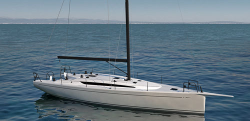 Veleiro de cruzeiro e regata - 12.98 - Italia Yachts - 3 cabines / com gurupés / com duas rodas de leme
