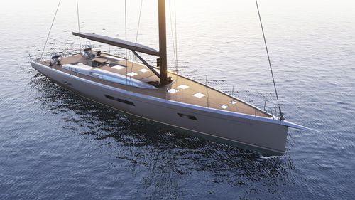Iate à vela de cruzeiro - 20.98 - Italia Yachts - 3 cabines / de popa aberta / com duas rodas de leme