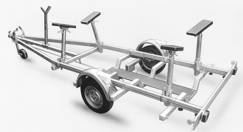 Carreta rodoviária - B900-B1800 - Heku-Fahrzeugbau GmbH  - de movimentação / para veleiro / com 1 eixo