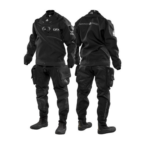 Roupa seca de mergulho - D7X - Waterproof Diving GmbH  - em peça única / de mangas longas / body