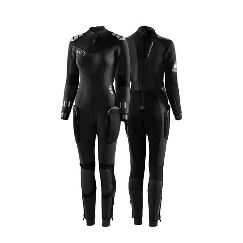 Roupa completa de neoprene de mergulho - W7 - Waterproof Diving GmbH  - em peça única / de mangas longas / 5 mm
