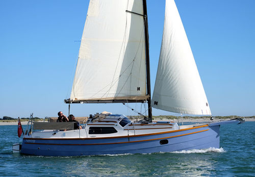 Veleiro Daysailer - BayCruiser 26 - Swallow Yachts - pernoite para 4 pessoas / com leme duplo / rebocável