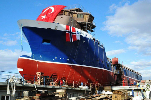 Navio de apoio offshore de abastecimento de plataformas (PSV) - MAKALU - Cemre Shipyard
