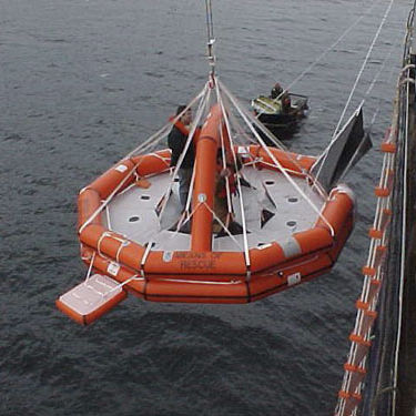 Balsa salva-vidas para navio - MOR - Survitec Zodiac - de 10 lugares / inflável