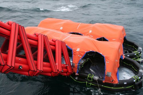 Escorregador de evacuação marítima para navio - MIS 12M - Survitec Zodiac