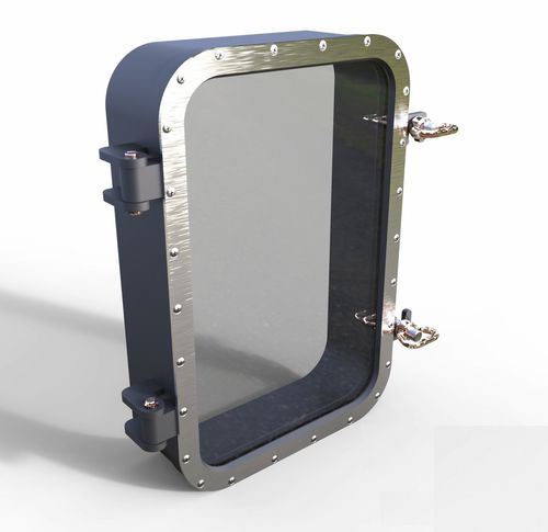 Janela para navio - Inwards - ALUMINYUM IS - SHIP WINDOWS AND SCUTTLES - para iate / de abrir / retangular